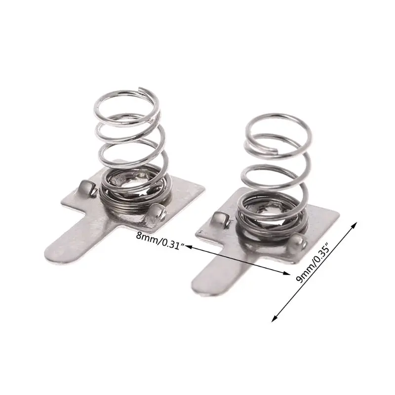 Набор металлических пружинных пластин для батарей АА/ААА 100 шт. отрицательные