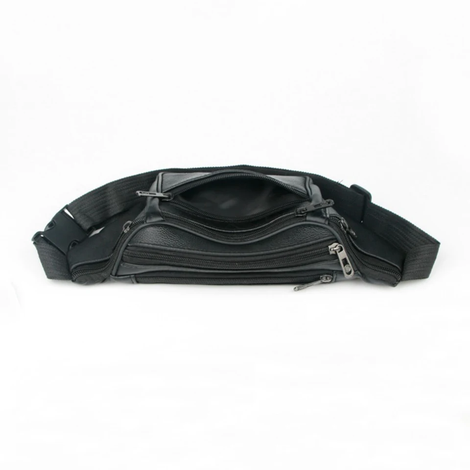 Поясная сумка для мужчин поясная нагрудная из искусственной кожи денег