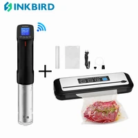 kitchen appliance combo inkbird wifi sous vide slow cooker and cold dry modes vacuum sealer for household commercial cooking