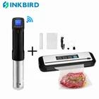 Кухонный набор! Устройство для приготовления пищи Inkbird с поддержкой Wi-Fi, мультиварка + Вакуумный упаковщик, для использования в помещении, для коммерческого использования, с бесплатными пакетами