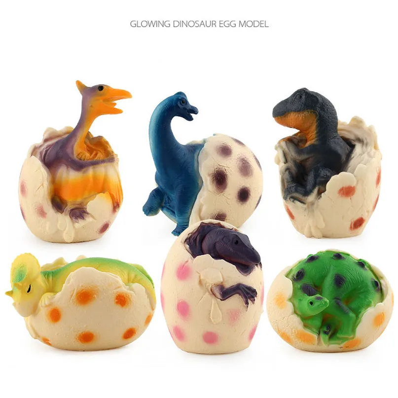 3D ночсветильник светящееся яйцо динозавра подарок креативный мерцающий свет