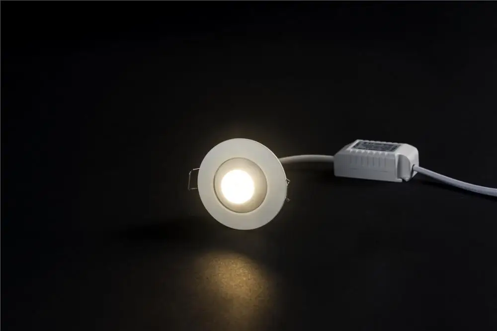 Оптовая продажа 4 шт. 3 Вт мини светодиодные лампы cob круглые для гостиной с белой