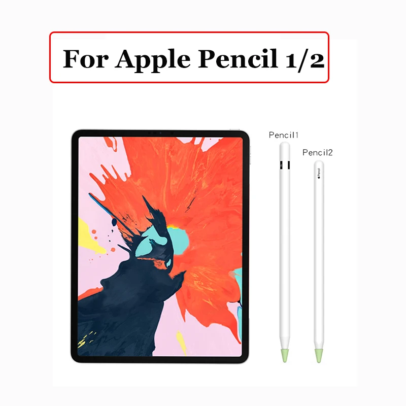 8 шт. силиконовый сменный наконечник чехол защитный для Apple Pencil 1/2-й сенсорный