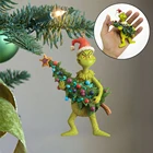3D резиновые рождественские украшения, рождественские украшения для елки, креативное украшение, стереоскопические аксессуары, Рождественский подарок