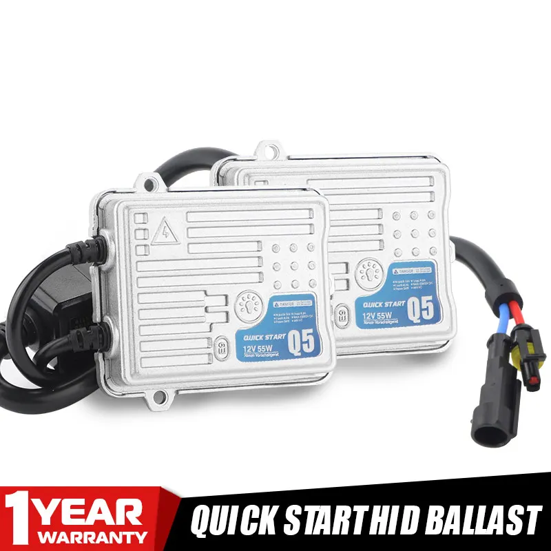 Балласт быстрого запуска Q5 55 Вт 12 В ксеноновый HID балласт Замена H1 H3 H4 H7 H9 H10 H11 9005 9006