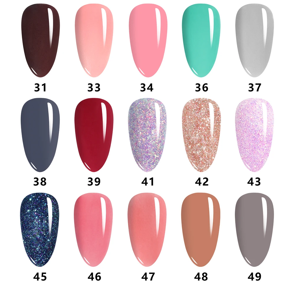 Погружная пудра для ногтей Система блеска без лампы сушка декоративные