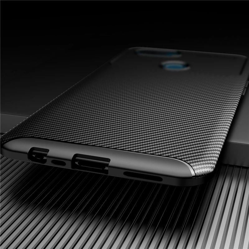 for oppo a12 case silicone slim carbon fiber anti knock phone case for oppo a12 cover realme a8 a91 a31 a12 ace2 a92s a52 case free global shipping