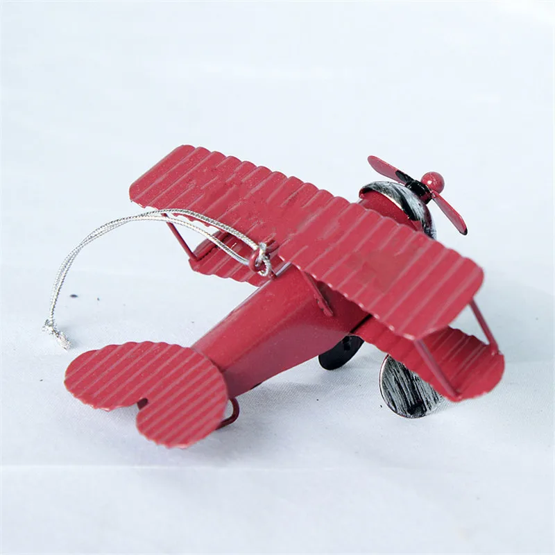 Винтажная модель самолета из металла планер биплан Aeromodelo домашнее свадебное