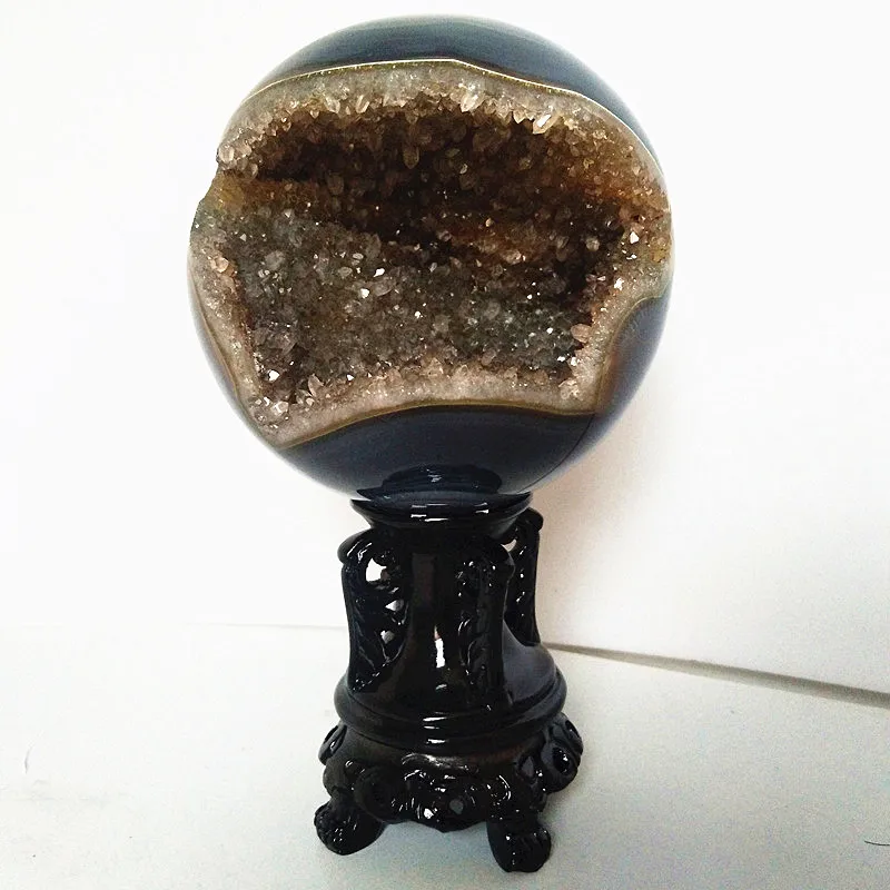 80 100 мм натуральные камни кристаллы Druzy agate geode украшение для дома агат с открытым