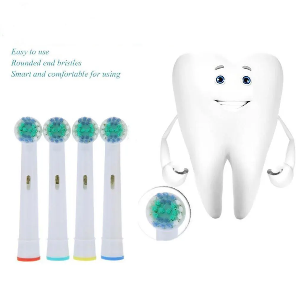 

20 штук/4 шт. Замена Зубная щётка головки электрическая щетка подходит для Braun Oral B модели Мощность Triumph точность очистки