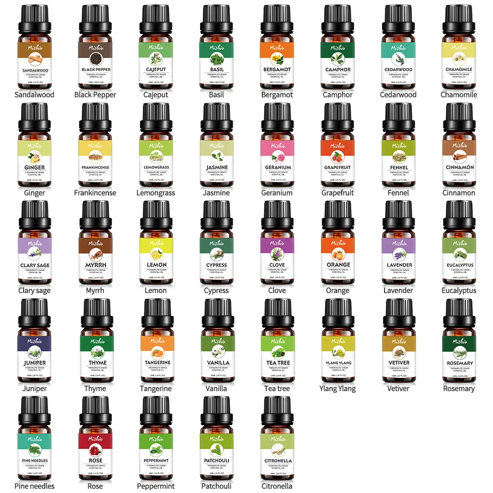 Mishiu 100% чистые натуральные эфирные масла для ароматерапии диффузоры снятия