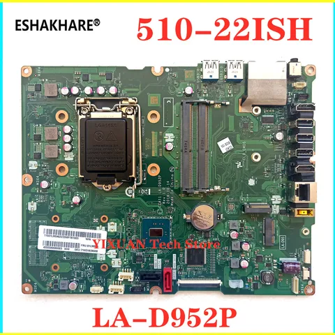 ESHAKHARE/для Lenovo AIO 510-22ISH 510-23ISH одна машина материнская плата LA-D952P материнская плата 100% тестирование полностью работу