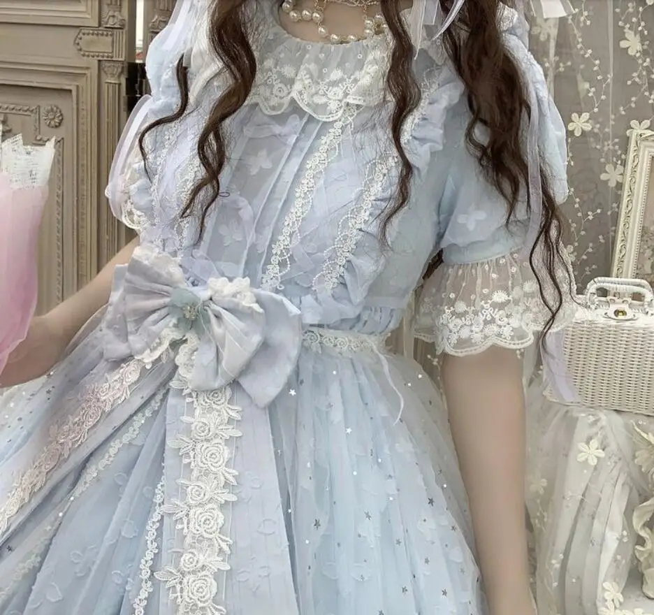 Оригинальное милое летнее платье в стиле ретро с круглым вырезом и