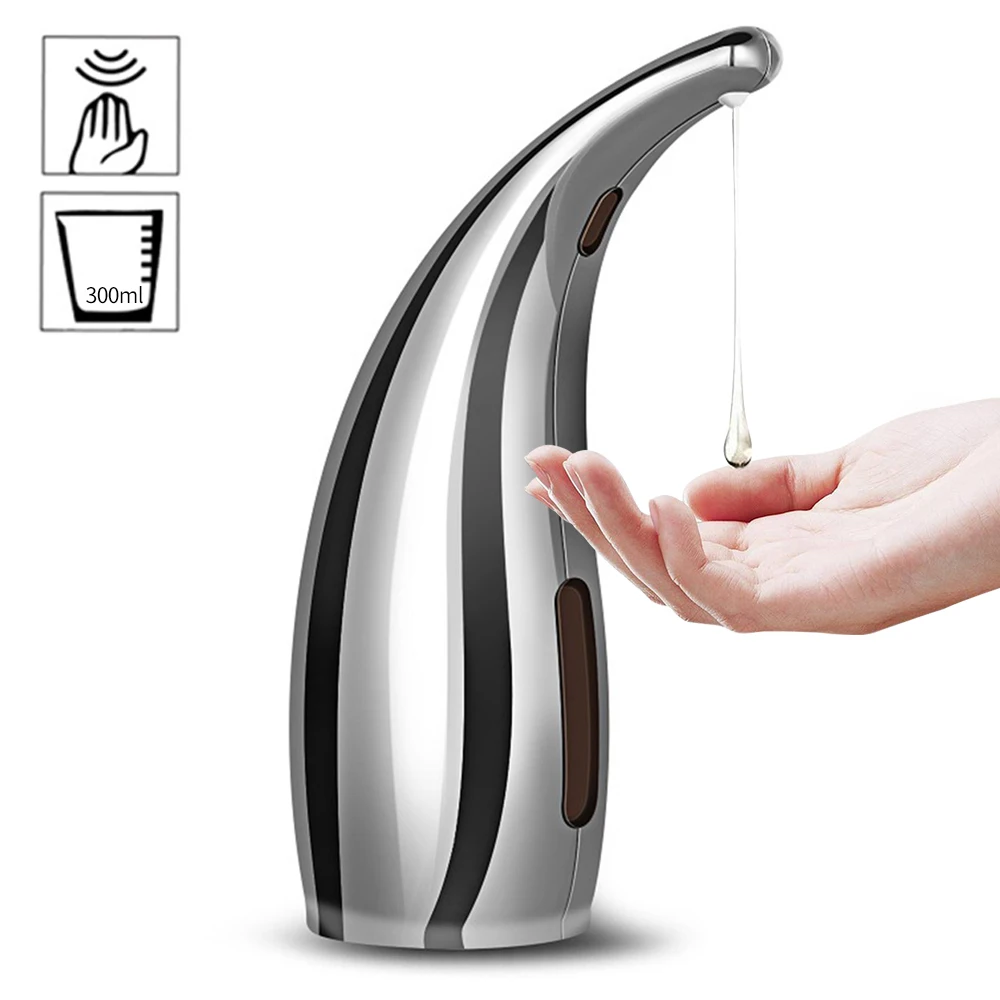 

300mL Automatic Soap Dispenser Infrared Hand-free Touchless Soap Dispenser Auto Hand Soap Dispenser for Bathroom Kitchen