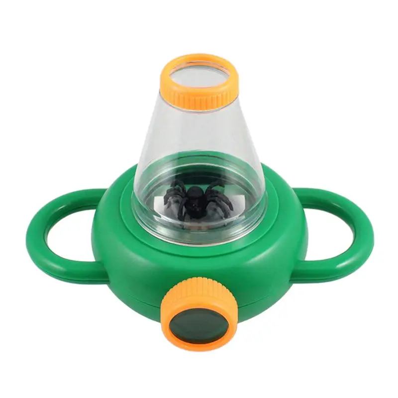 

Portable 3x Dual-way Bug Insect Viewer Magnifier Magnifying Glass for Insect Observation Children Educational Toy Gift