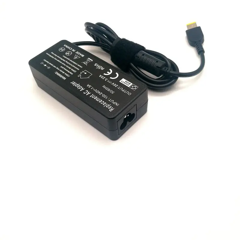 20V 3.25A 65W AC Power Adapter Laptop Charger For Lenovo X1 Carbon E431 E531 S431 T440s T440 X230s X240 X240s G410 G500 G505