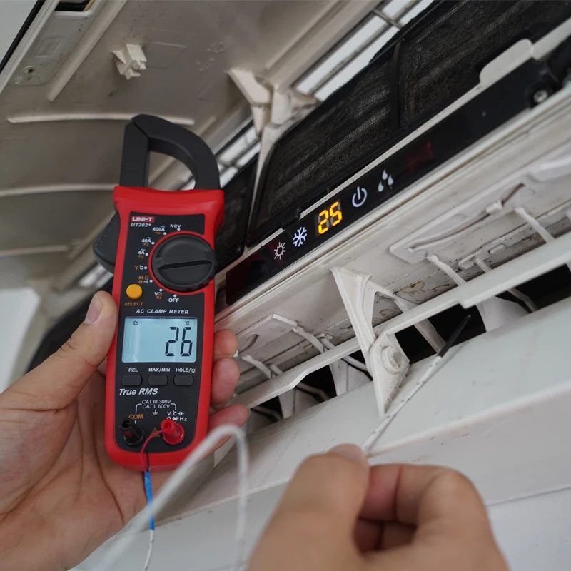 UNI-T UT201 +/UT202 +/UT202A + UT203 +/UT204 400-600A цифровой клещи Автоматический диапазон true RMS