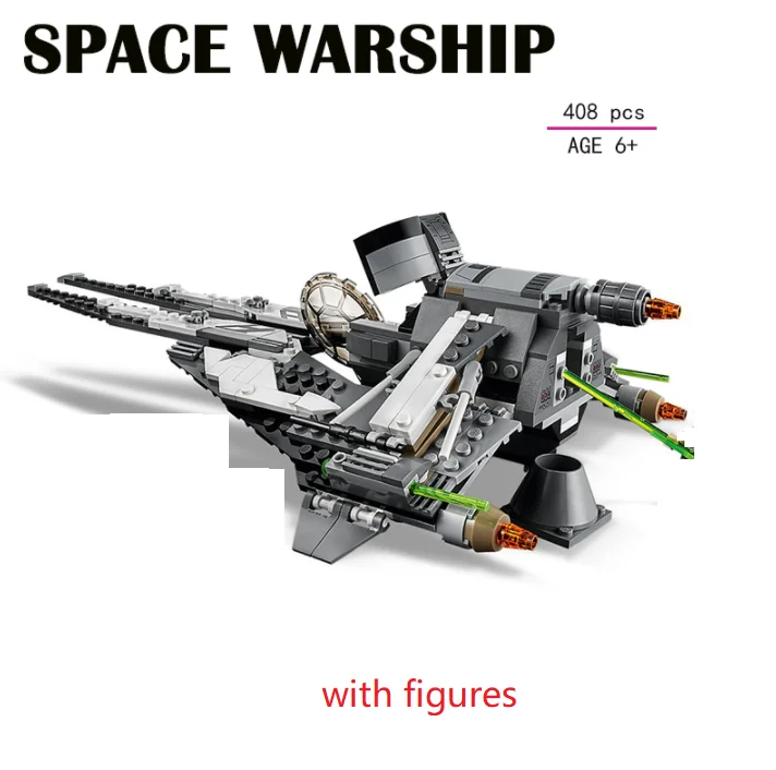 

Building Blocks Warship Mecha Model Bricks Space Warplane Kids Toy Assemble DIY Boy Toys christmas birthday Gifts