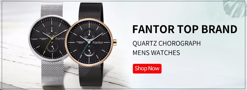 Fantor мужские роскошные часы Топ бренд хронограф кварцевые сетчатые Стальные наручные часы для мужчин s relogio masculino водонепроницаемые часы для мужчин