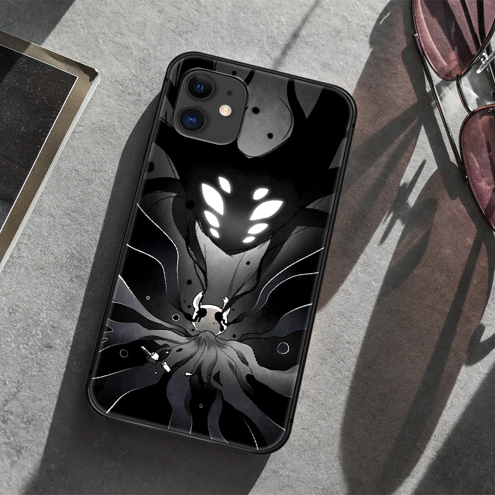 

Hollow Knight Phone Case Cover Hull For iphone 5 5s se 2020 6 6s 7 8 12 mini plus X XS XR 11 PRO MAX black Shell Soft Etui