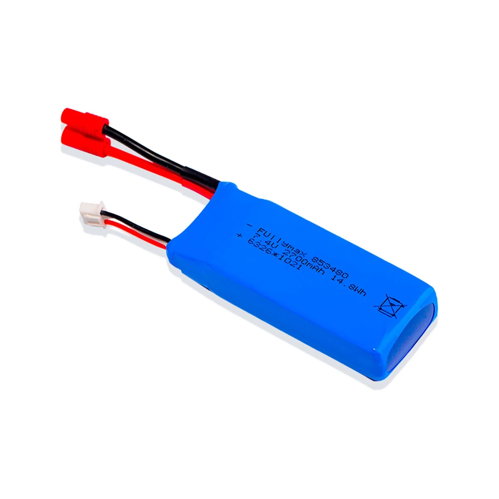 Обновленный RC 7 4 v 2700mAh 25c Литий-полимерный аккумулятор 2S T/XT60/JST разъем с защитой от