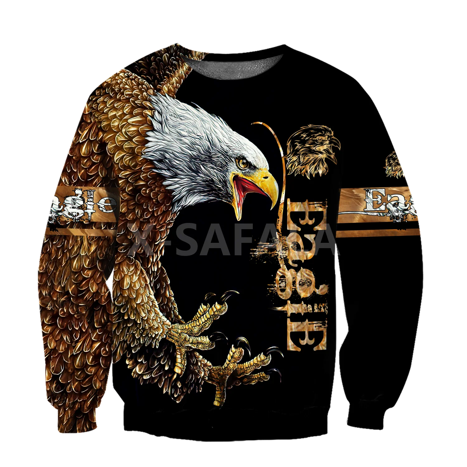 Толстовка унисекс на молнии с принтом Орл король неба | Мужская одежда