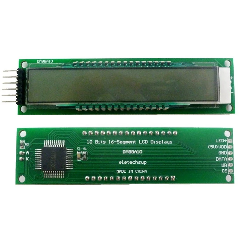 MOOL 10 бит 16 Seg SPI светодиодный дисплей Серийный ЖК для UNO MEGA2560 с Arduino пример