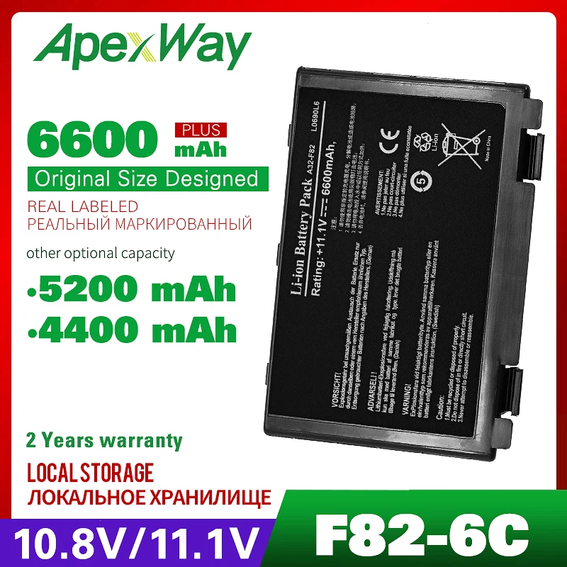 Аккумулятор для ноутбука Asus 11 1 В A32 F82 X8B K40 K50 K50IN K50IE K50IJ K60 K61 k50in Pro8DIJ k61ic|laptop battery|battery