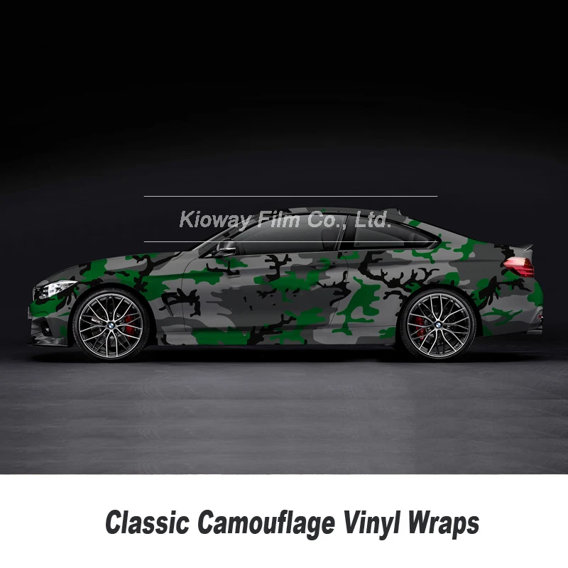 Оптовая продажа желтый камуфляж виниловая пленка наклейка воздушный пузырь