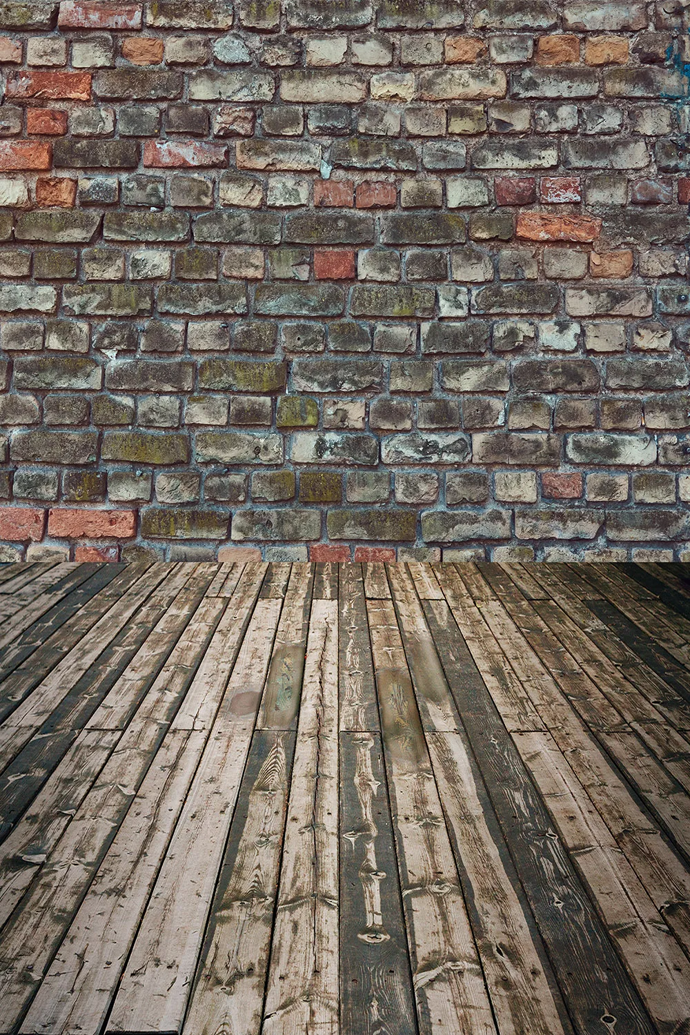 Capisco White Brick Wall Wood Floor Photography Backdrop Newborn Baby Photoshoot Children Photo Background Photographer Props