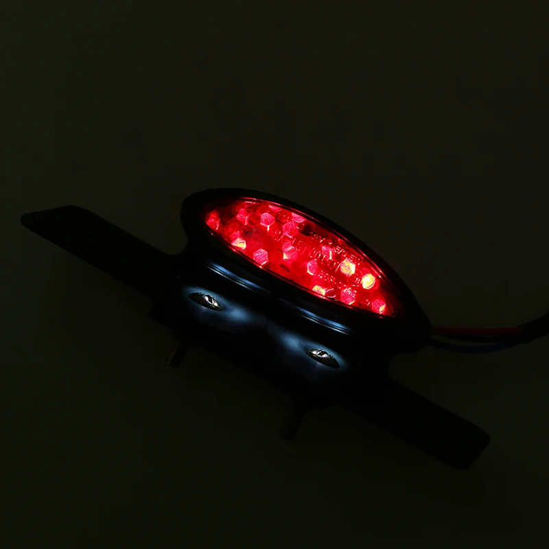 Posbay мотоциклетные задние фонари Кронштейн номерного знака для Harley Suzuki Yamaha Honda Cafe
