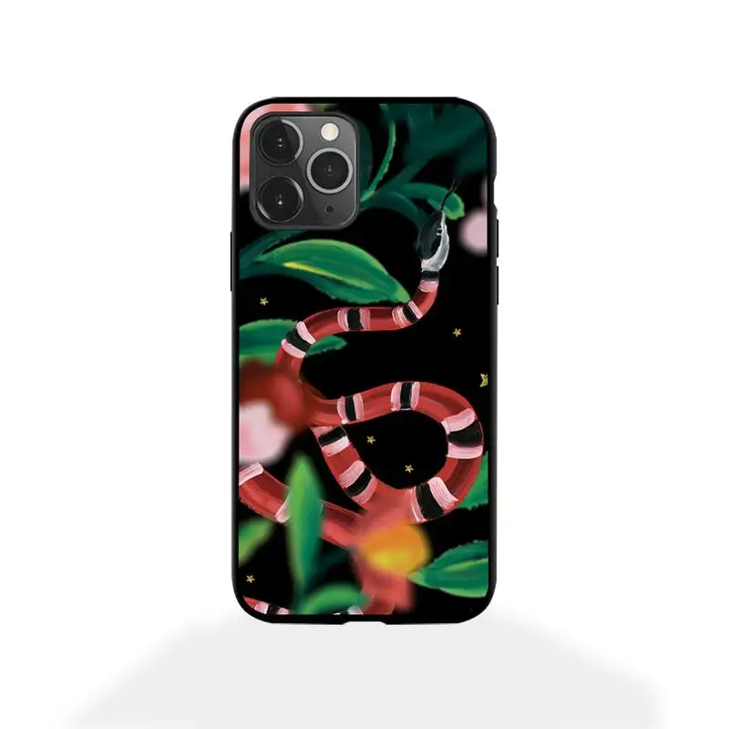 

Luxury brand snake shaped Phone Case for iphone 12 11 Pro Mini XS MAX 8 7 6 6S Plus X 5S SE 2020 XR cover