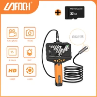autofocus digtial endoscope hd digital inspection camera borescope ip67 14 5mm len camera for household appliance with 32gb card