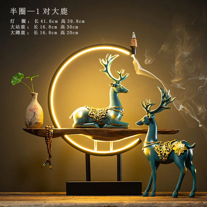 

Buddha Backflow Incense Burners Waterfall Electric Wooden Holder Incense Burners Aroma Lamp Incensario Encens Home Decor DG50IB