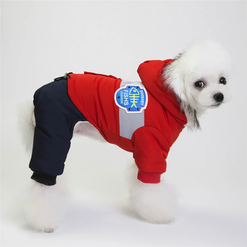 

Dog Coat Jacket Winter Pet Clothes Jumpsuit Hoodies For Small Puppy Dogs Clothing Hondenkleding Outfits French Bulldog Chihuahua