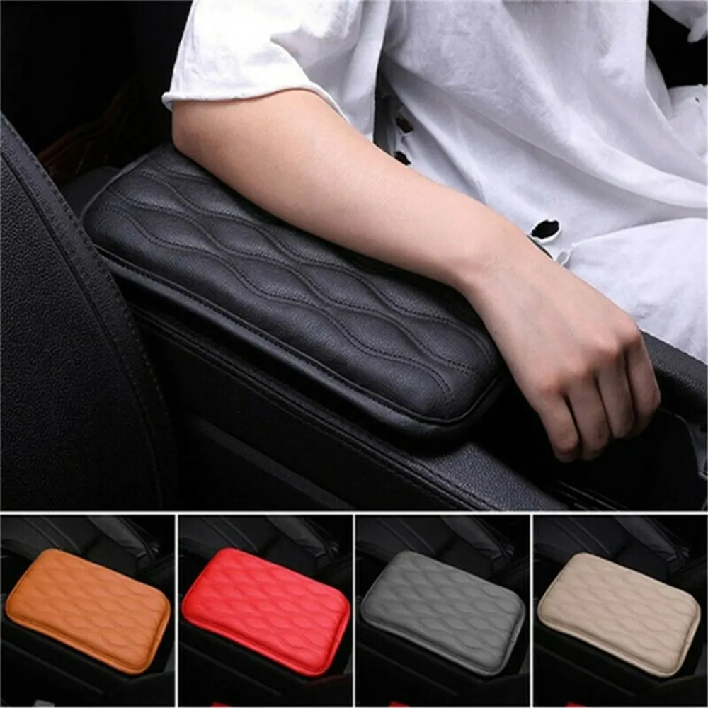 

Vehemo Center Console Armrest Pad Armrest Box Pad Auto Armrest Pad PU Leather Styling Cushion Car Cushion Cover Car Accessories
