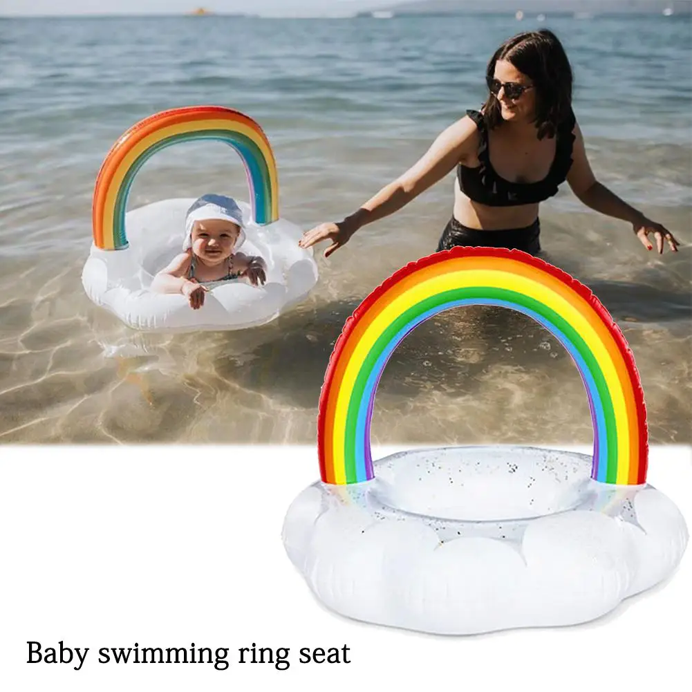 Безопасное кольцо для плавания детское аксессуары бассейна Радужное Облако