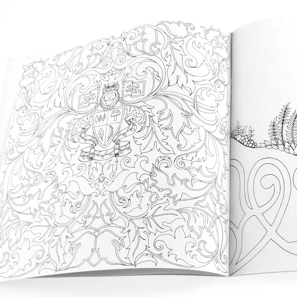 

25*25CM Fairy Tales And Magical Dreams Children Adult Graffiti Coloring Book