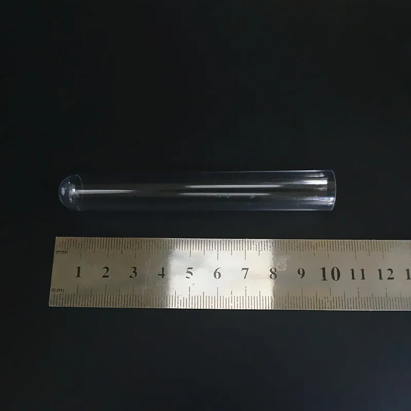 30 шт./лот 15x100 мм лабораторная прозрачная пластиковая пробирка с Пробковой