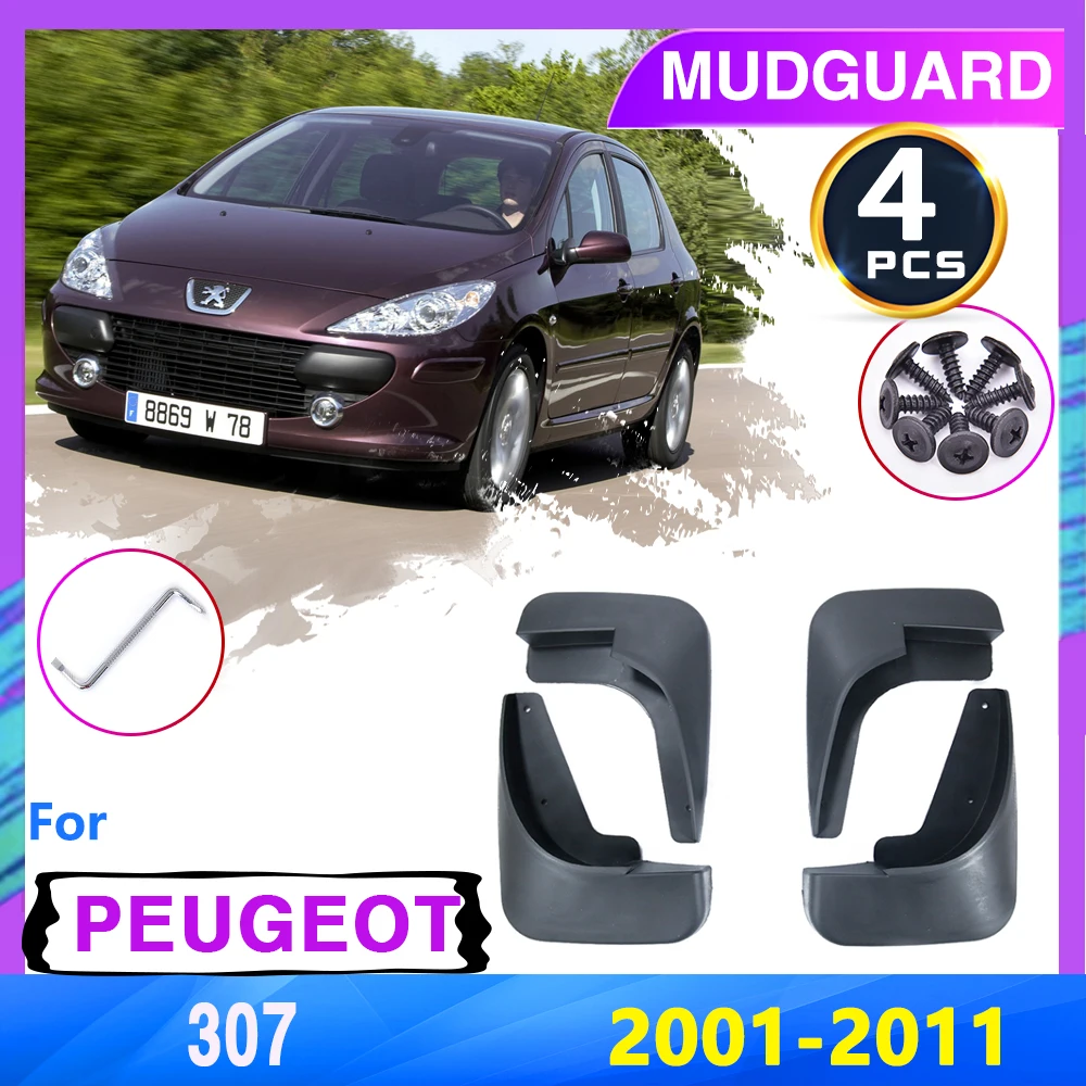 

Брызговик Крыло для Peugeot 307 307sw 2001 ~ 2011 2002 2003 2004 2005 2006 2007 Всплеск брызговики автомобильные наклейки Товары