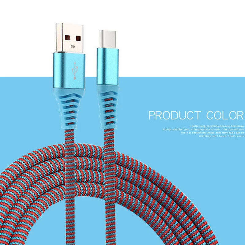 1 м USB кабель для Micro C быстрой зарядки адаптер Microusb Type зарядное устройство iPhone 7 11