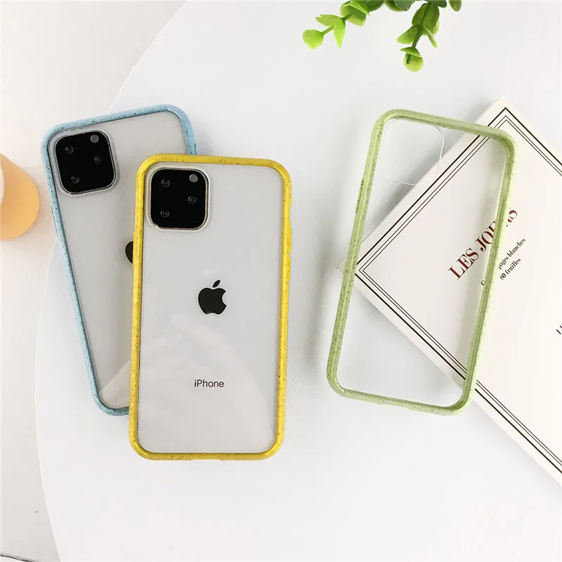 KJOEW прозрачный противоударный чехол для телефона iPhone 11 Pro Мягкий ТПУ акриловый