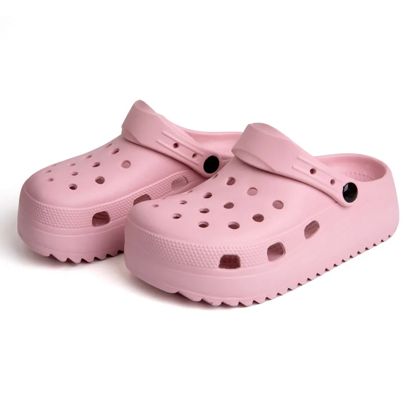 Сандалии женские садовые без шнуровки классические водонепроницаемые тапки для