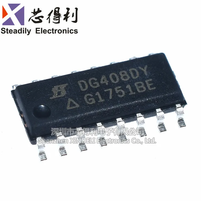 5 шт./лот совершенно новый и оригинальный пластырь DG408DY-E3 SOIC-16 8-канальный