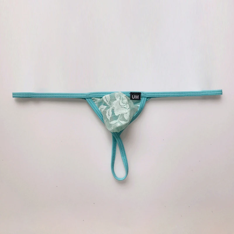 Men's Underwear Briefs Low Waist Underpants Fashion Lingerie Plus Size Lace Tongs |