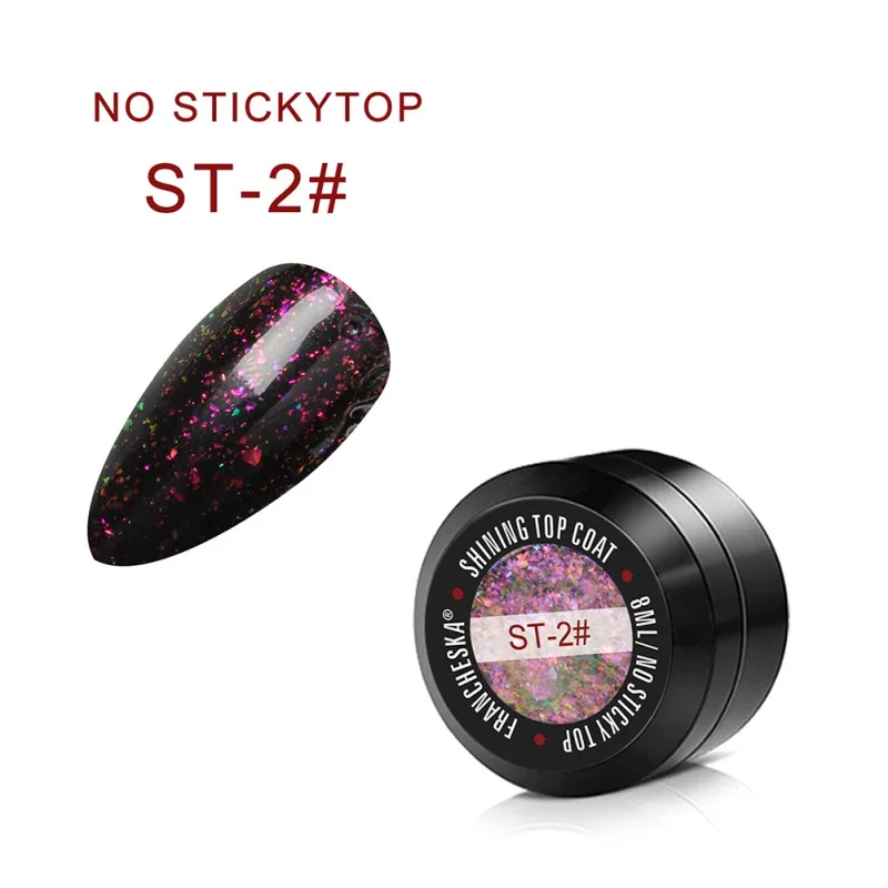 Быстросохнущий долговечный Блестящий Гель-лак для ногтей Q1 без карандашей |