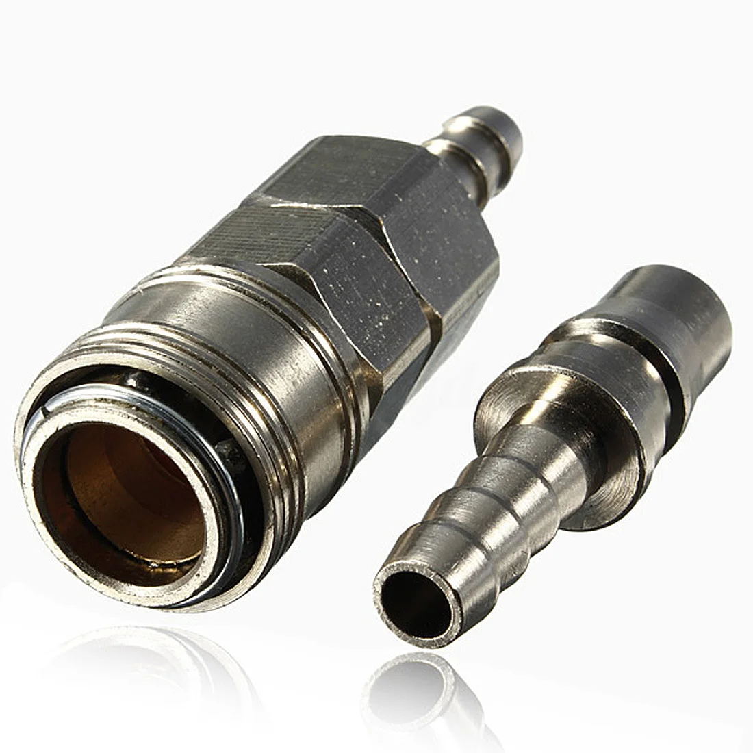1x 8mm Gas Hose Copper Nozzle Quick Release Connector Tool Fit Caravan Motorhome