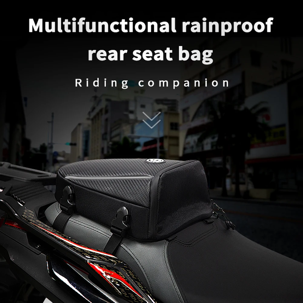 Сумка на заднее сиденье мотоцикла черная сумка седло для инструментов |