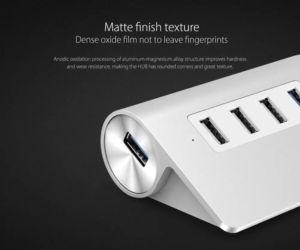 ORICO Micro usb-хаб высокоскоростной 4 порта usb-хаб адаптер-удлинитель USB разветвитель интерфейс питания для ПК Компьютерные аксессуары