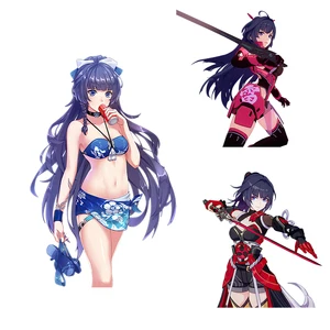 Three Ratels CA71 Honkai Impact 3 Райден Мэй аниме наклейка для автомобиля крышка топливного бака автомобиля ноутбук Декор Наклейка детская игрушка наклейка